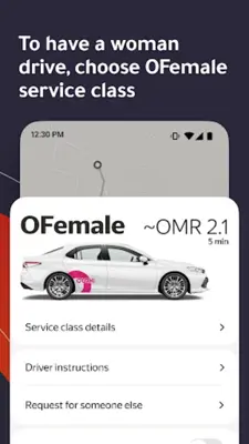 OTaxi android App screenshot 2